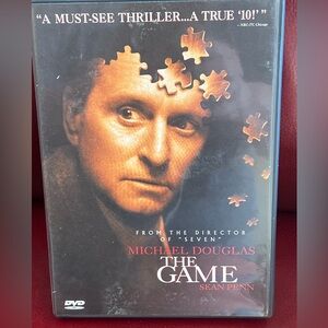 THE GAME on DVD Michael Douglas standard and wide screen versions